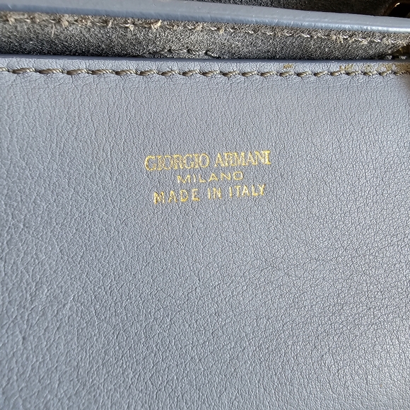 Giorgio Armani Leather Satchel - Picture 13 of 14